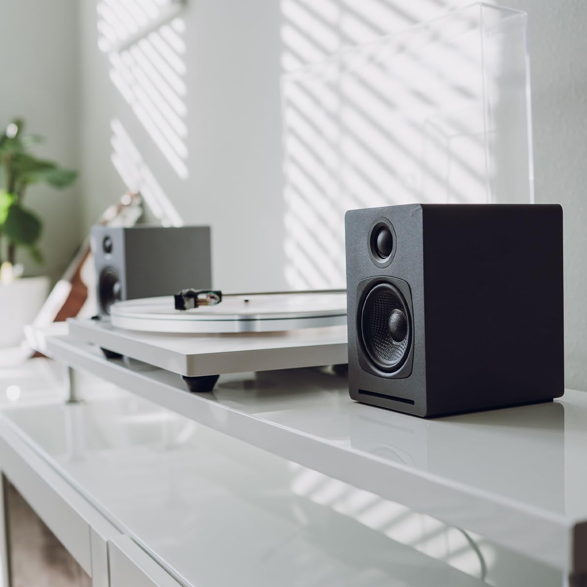 Audioengine A1 Wireless Computer Speakers - 60 W Bluetooth Desktop PC Computer Speakers - Gaming, Music and More
