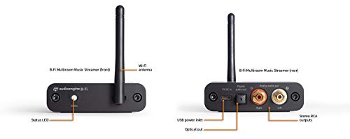 Audioengine B-Fi Multiroom Smart Home Wireless Wi-Fi Streaming Music Audio Adapter