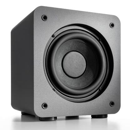 Audioengine S6 210W Compact Powered Mini Subwoofer with Powerful Bass in a Small Package