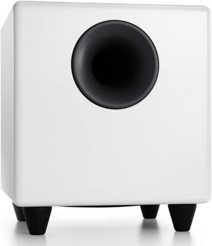 Audioengine HD5 White 150W Music System with S8 White Subwoofer with Remote