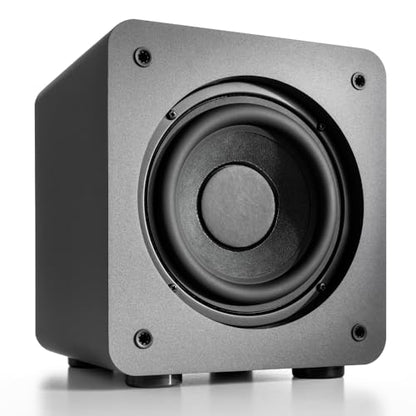 Audioengine A2 Black Premium Wireless Bluetooth 5.0 Speaker System with S6 Subwoofer