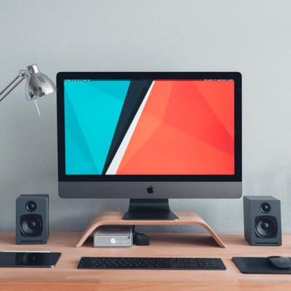 Audioengine A1-MR 60W Wired Desktop Speakers - Computer Speakers with Subwoofer Out, Laptops, & Turntables