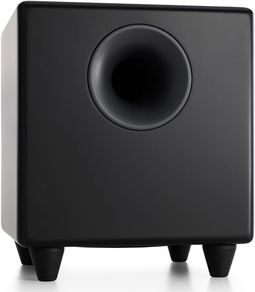 Audioengine A5 150W Wireless Bluetooth Home Music System Black with S8 Black Subwoofer with Remote