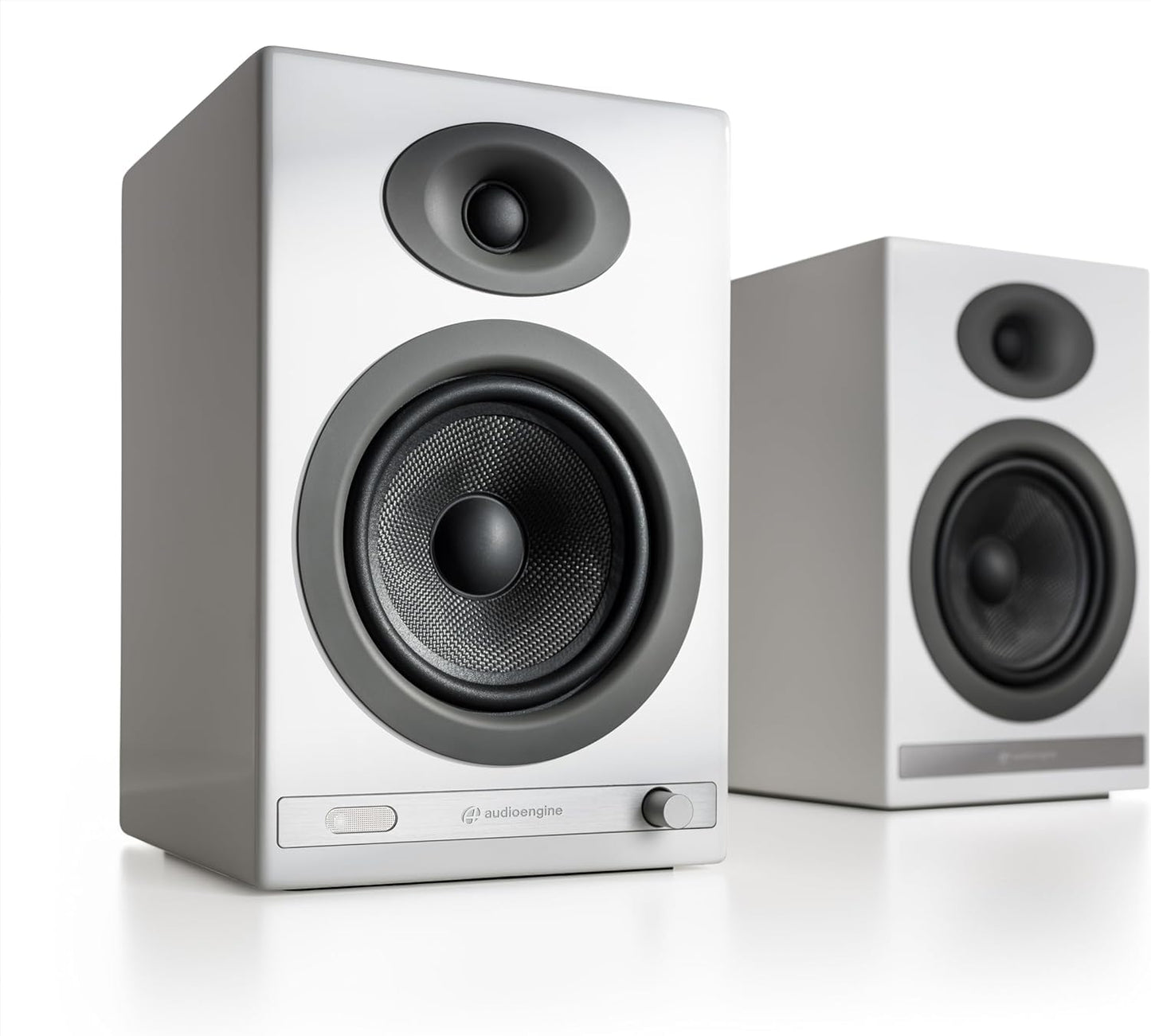 Audioengine HD5 White 150W Music System with S8 White Subwoofer with Remote