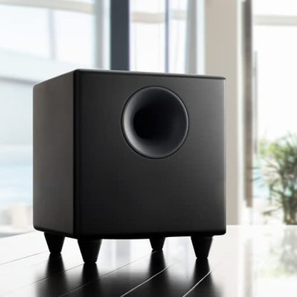 Audioengine S8 Powered Subwoofer Speaker - 250W 8-inch Home Subwoofer with Built-in Amplifier for Home Speaker System