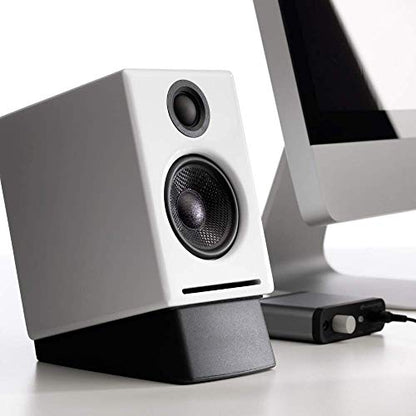 Audioengine DS1 Desktop Speaker Stands | Vibration Dampening Tilted Silicone Table Stand | Pair